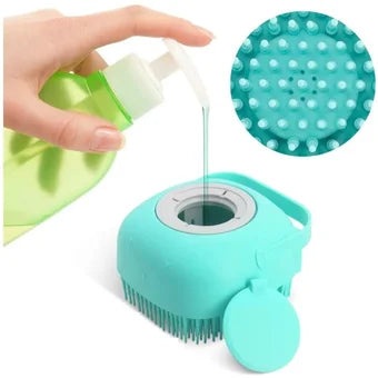 Cepillo con dispensador para baño (mascotas)